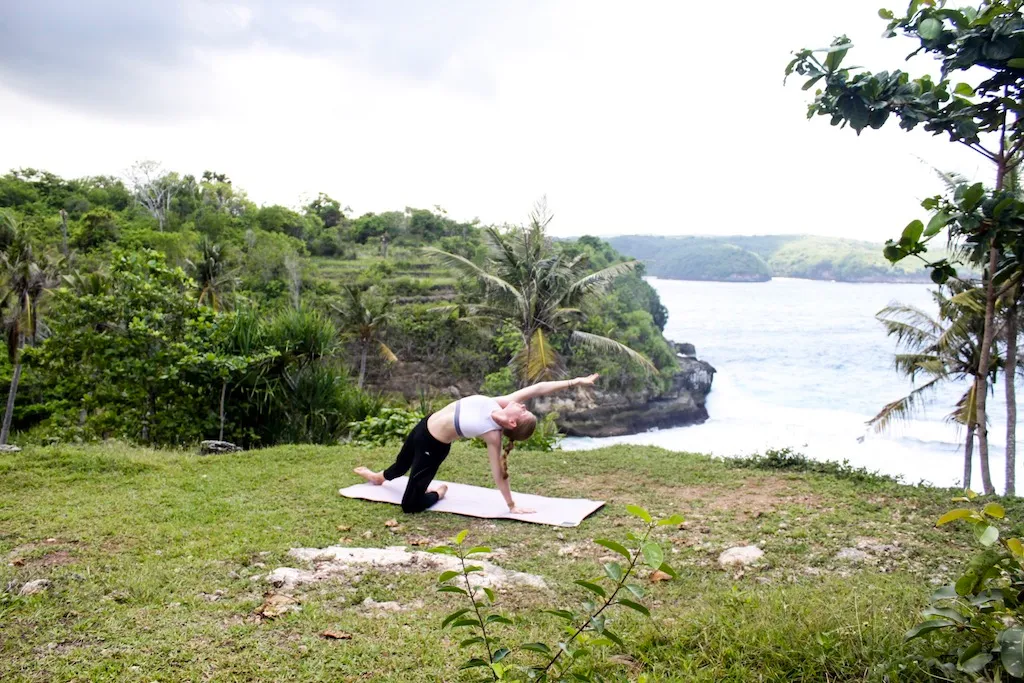 yoga pose for chest opening