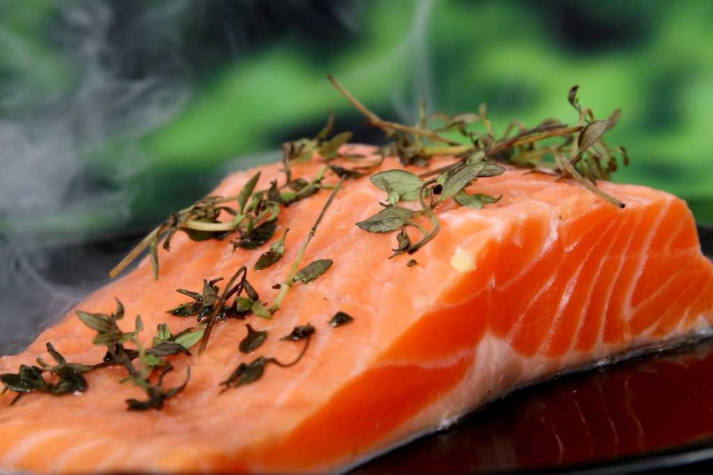balance hormones with salmon