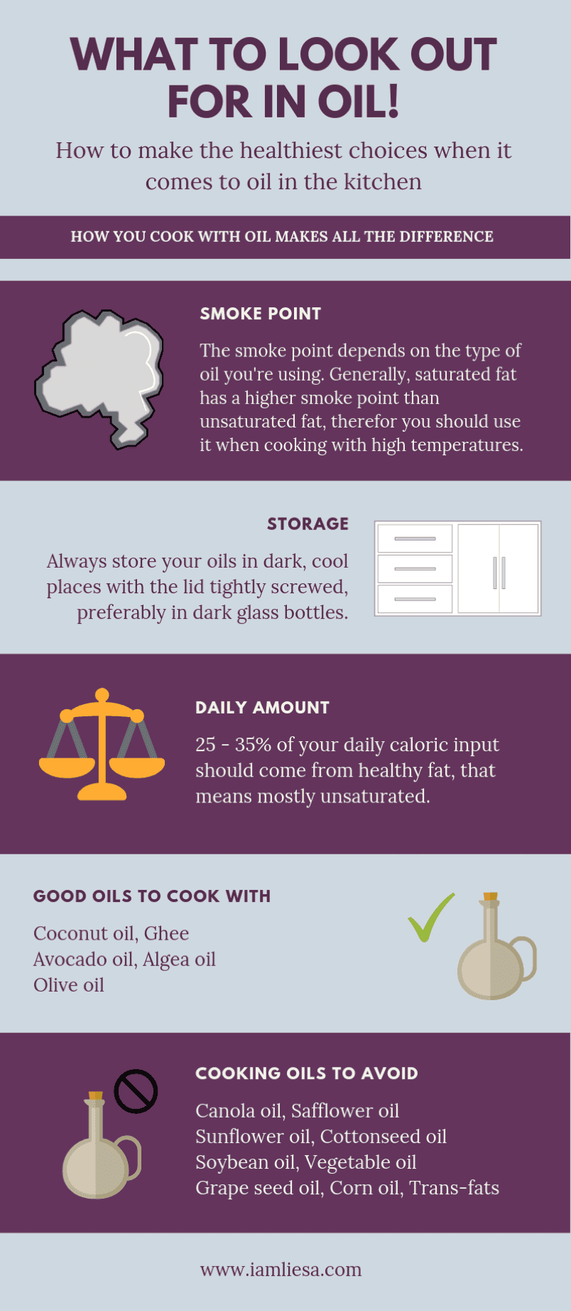 healthy fats infographic