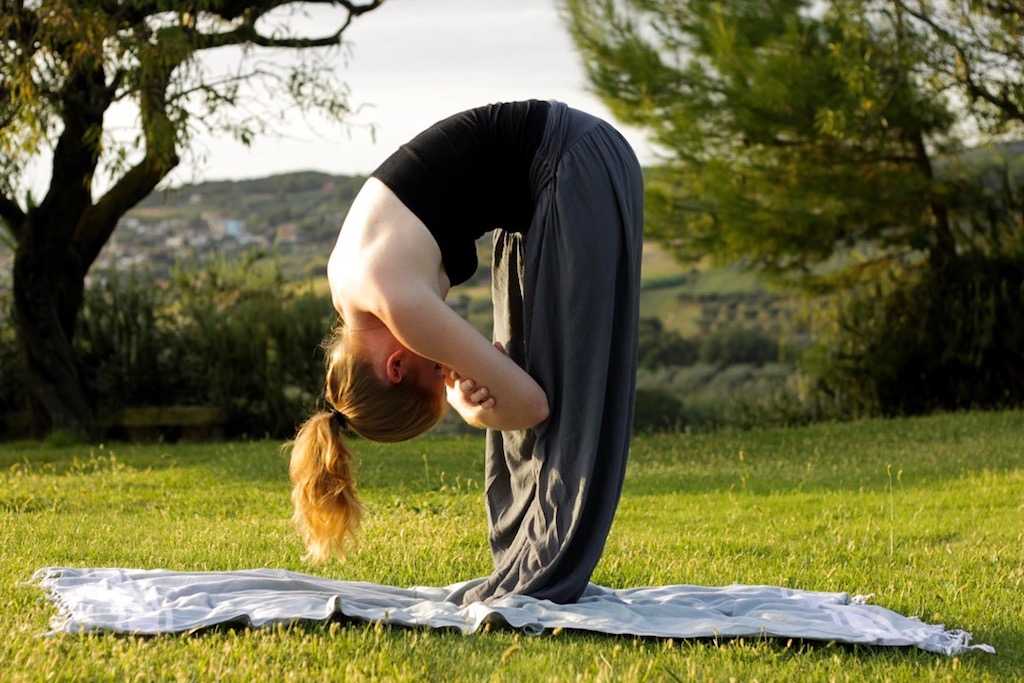 standing forward bend