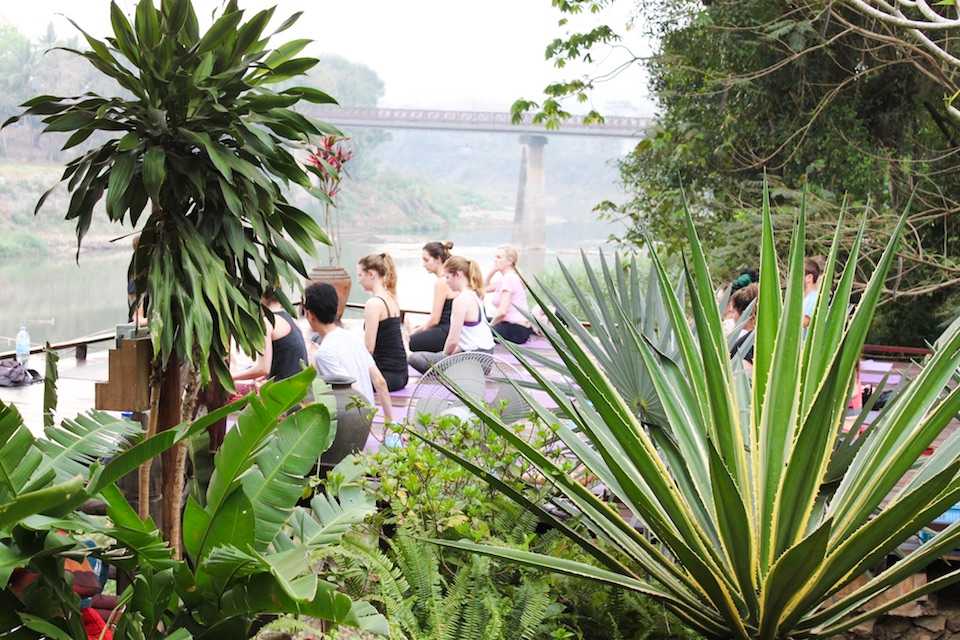 yoga in Laos