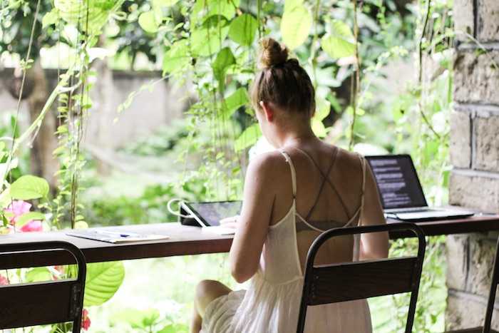 working remotely in Bali, Canggu