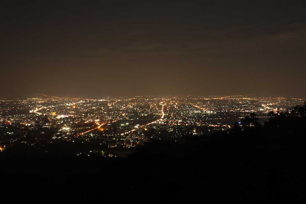 Digital nomad city Chiangmai Thailand by night