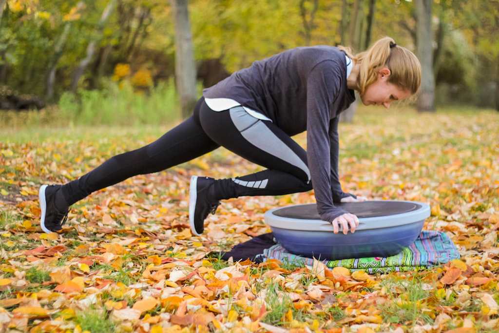 Mountain Climber on a BOSU Ball