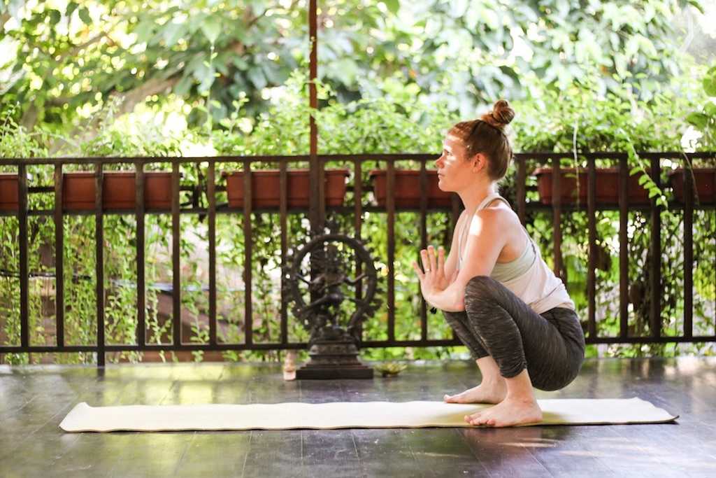 Daily yoga poses - garland pose