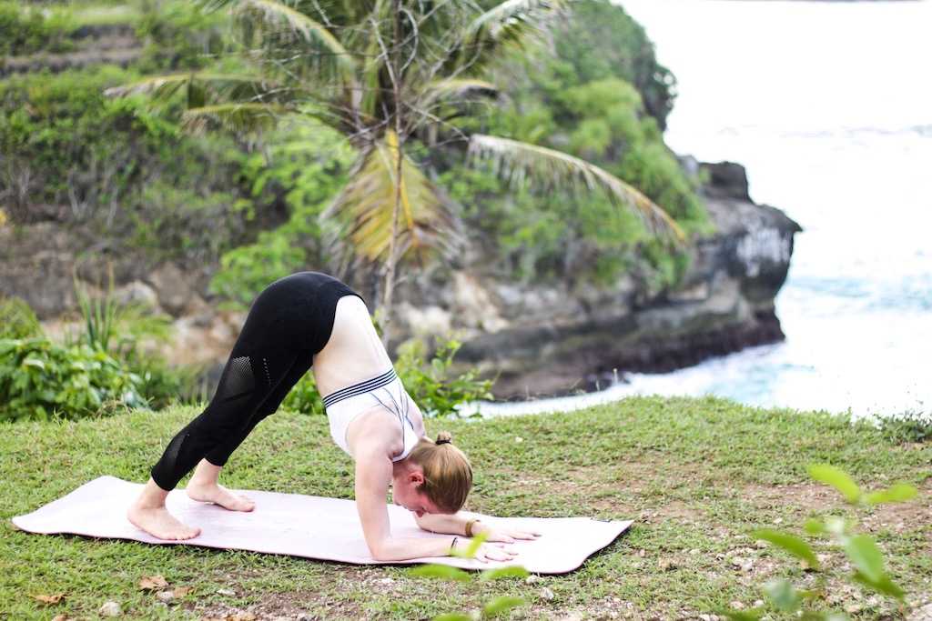 yoga dolphin pose