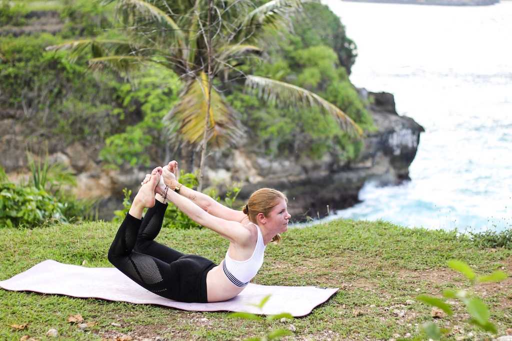 yoga bow pose