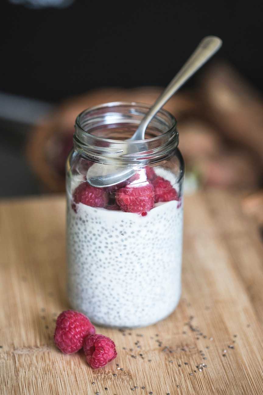 chia seed breakfast bowl