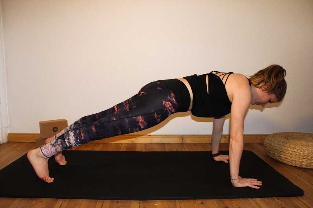 Downward-Facing Dog the right distance between hands and feet